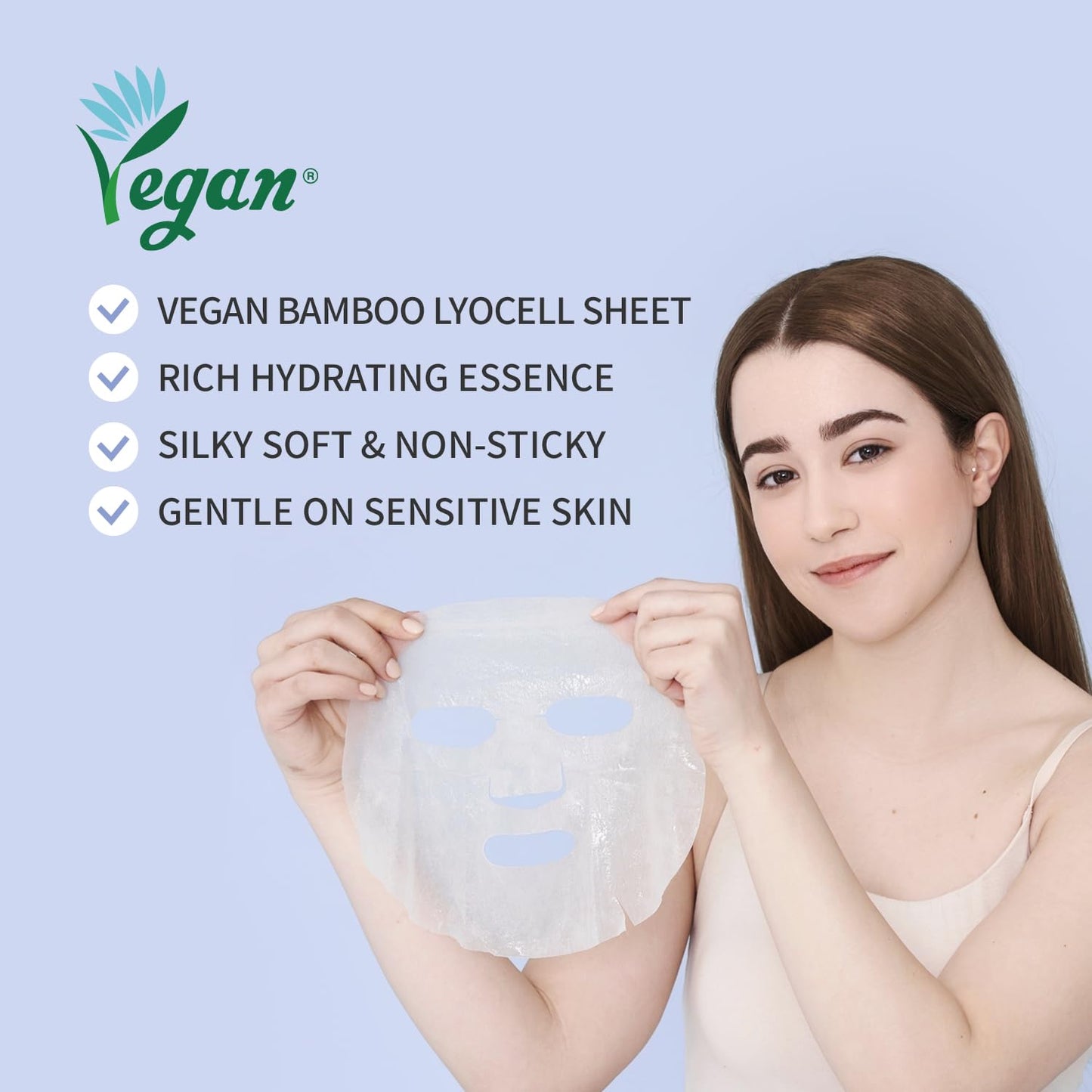 #OOTD Ceramide Brightening Sheet Mask For Face, Moisturizing, Anti Aging Ceramide, Peptide, Vitamin C, EVE Vegan 10EA